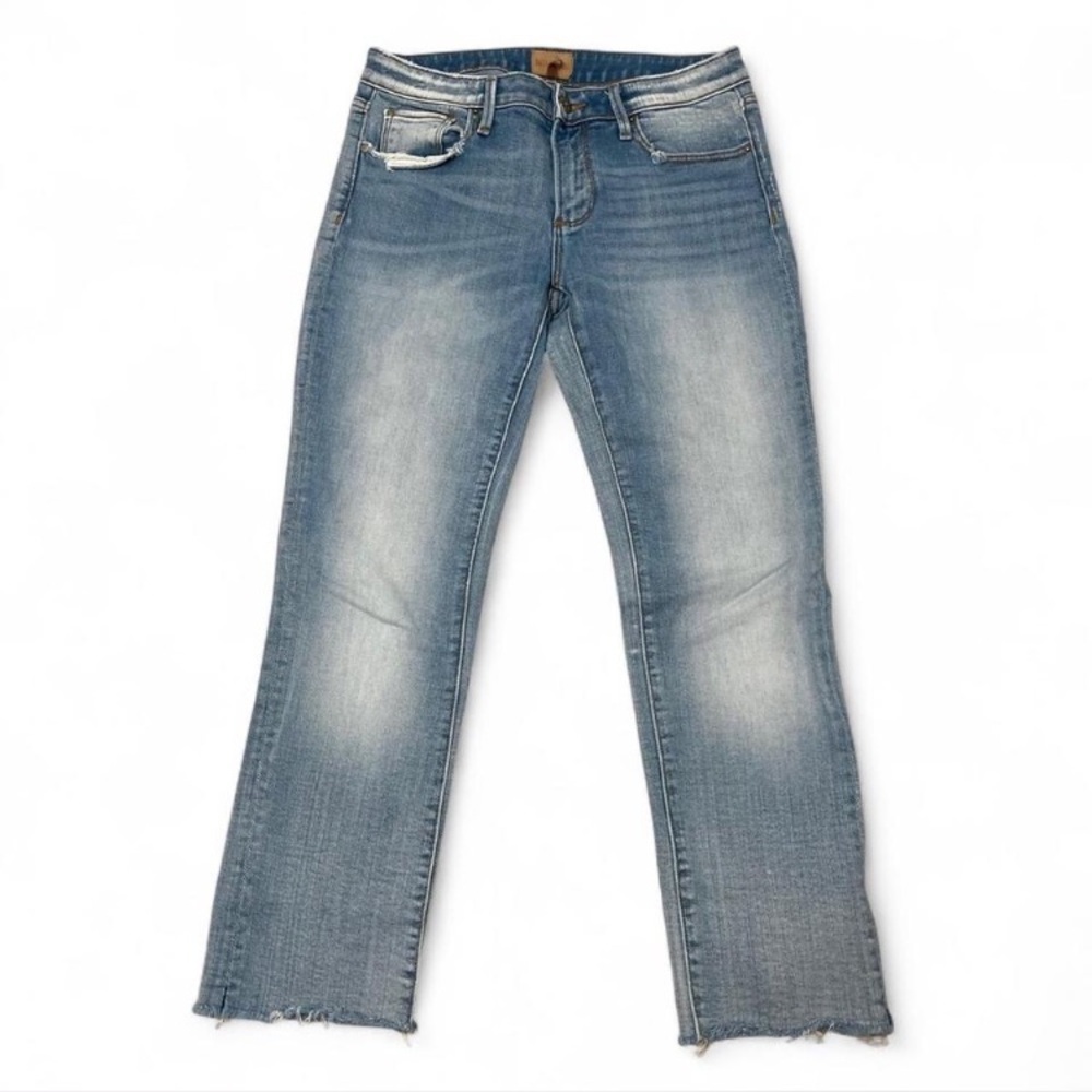 Driftwood Audrey Light Wash Straight Leg Mid Rise Jeans Women’s 27 Spring Boho